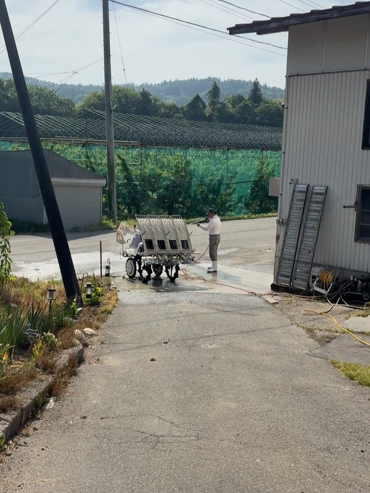 今日は山形県がとても暑いです