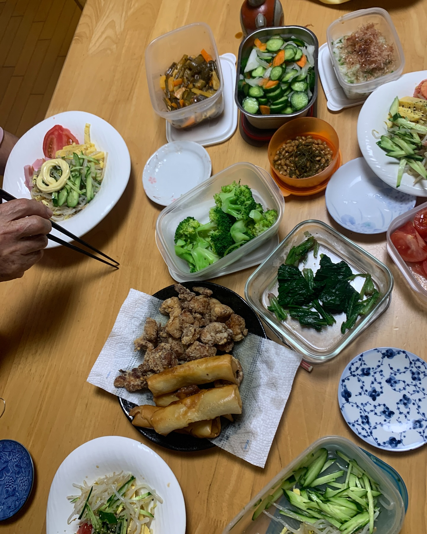 今日はスペシャルな賄い夕食をご用意しました！自慢の冷やし中華