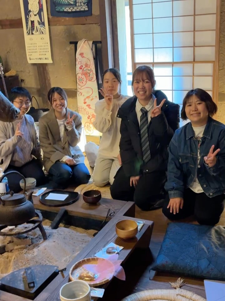 こんばんは！今日は山形大学の学生さんたちが朝日町を訪れてくれ