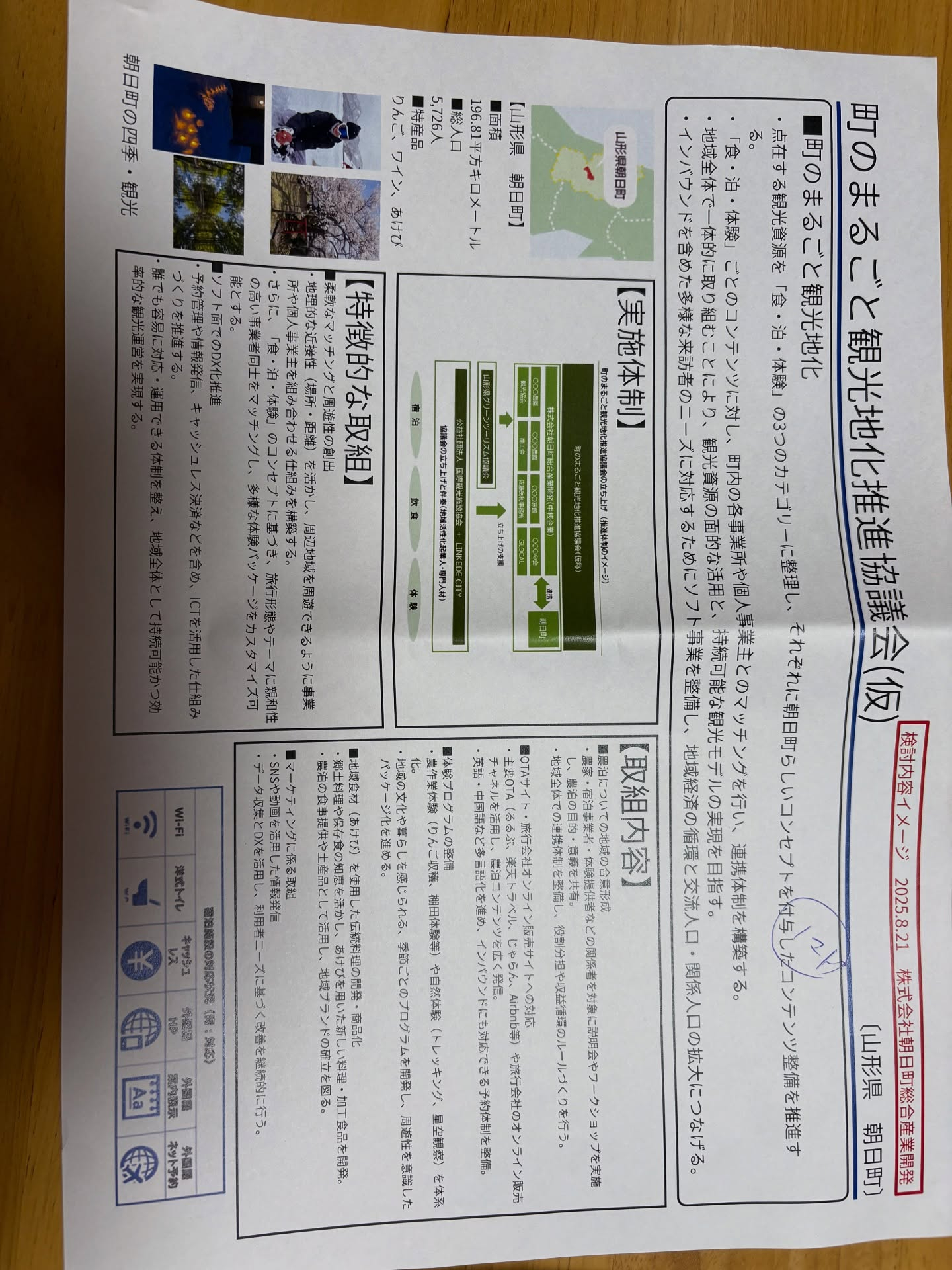 私たちの美しい朝日町で、ついに念願の農泊推進協議会を立ち上げ
