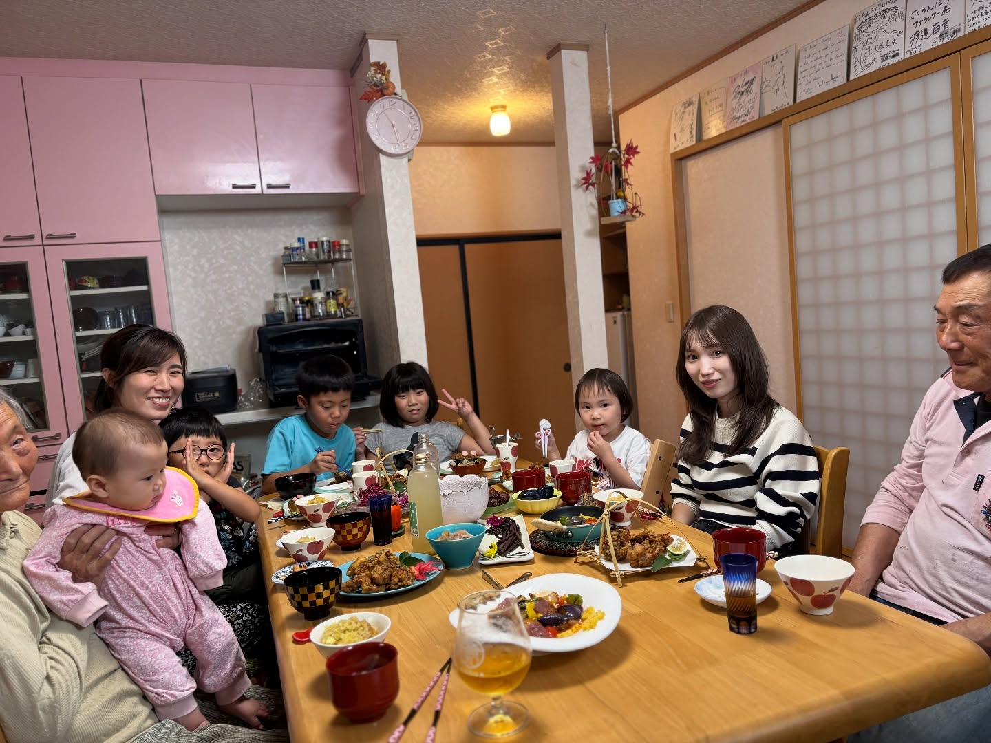一昨日、私たちの民宿では特別な時間をお過ごしいただきました