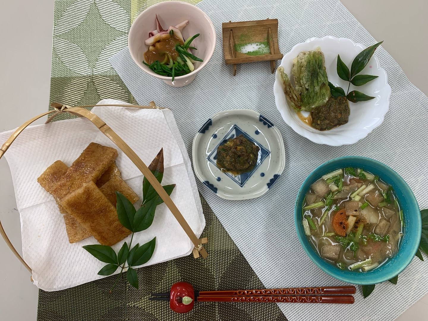 本日、朝日町ならではの美味しい郷土料理を皆様にお届けしました