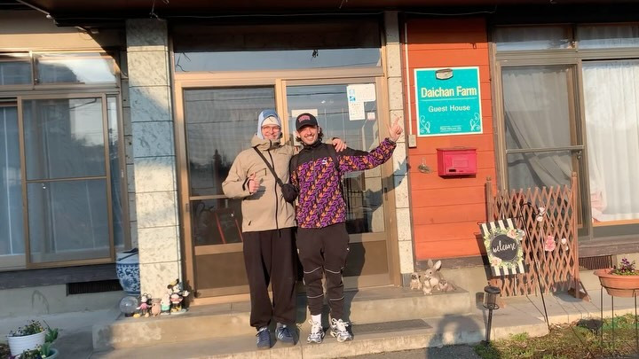 おはようございます！私たちの民宿にいらしてくださった、オース
