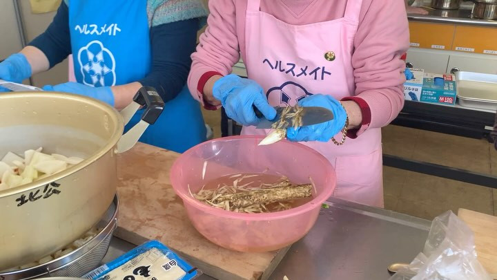 春の訪れを感じたい皆さん！朝日町の食生活改善推進協議会で、郷