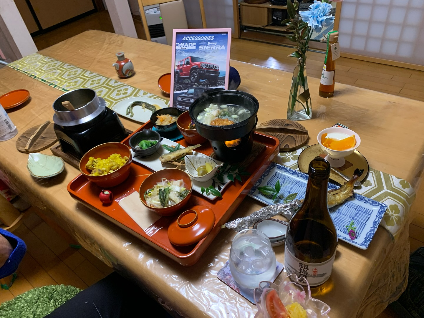 本日は遠方からお越しのゲスト様が長い旅路を経て、無事にご到着