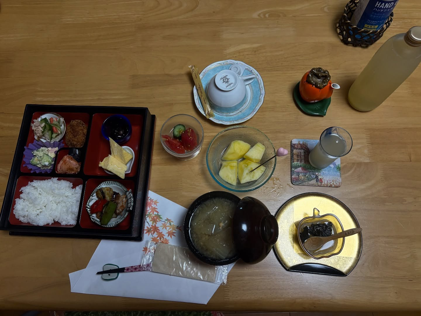 皆様、おはようございます！本日のお朝食を心を込めてご用意いた